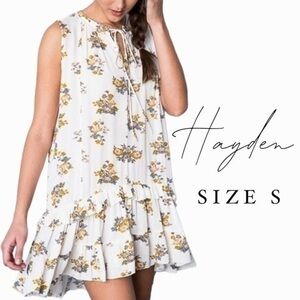 Hayden boho floral mini dress tunic